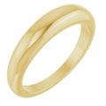 Essentials 14K Yellow Gold 4 Mm Petite Dome Ring