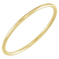 Essentials 14K Yellow Gold Stackable Ring Size 7