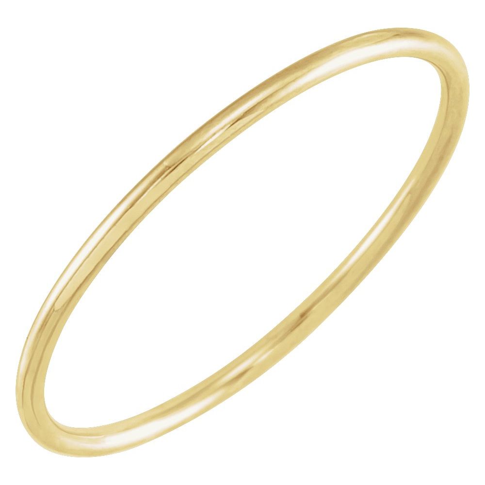 Essentials 14K Yellow Gold Stackable Ring Size 7