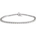 Natural Diamond Line Bracelet (Style 653702)