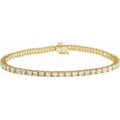 Natural Diamond Line Bracelet (Style 653702)