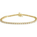 Natural Diamond Line Bracelet (Style 653702)