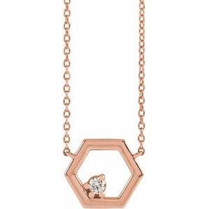 .06 Ct Natural Diamond Honeycomb Necklace (Style 87584)