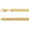 14K Yellow 4.6 mm Flexible Herringbone 16" Chain