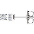 14K White Gold 1/4 CTW Natural Diamond Stud Earrings