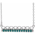 Natural Alexandrite Bar Necklace (Style 86823)