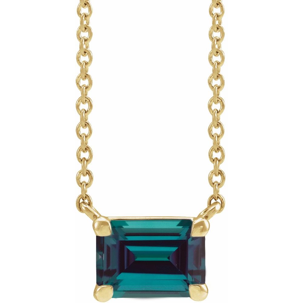 Claw-Prong Solitaire Necklace or Center
