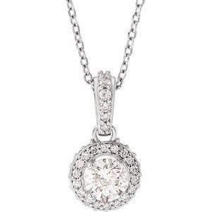 1/2 Ctw Natural Diamond Necklace (Style 68601)