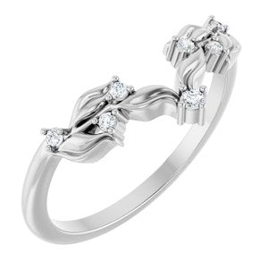Diamond .05 CTW Contour Wedding Band