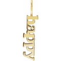 Jubilee 14K Yellow Gold Happy Charmpendant
