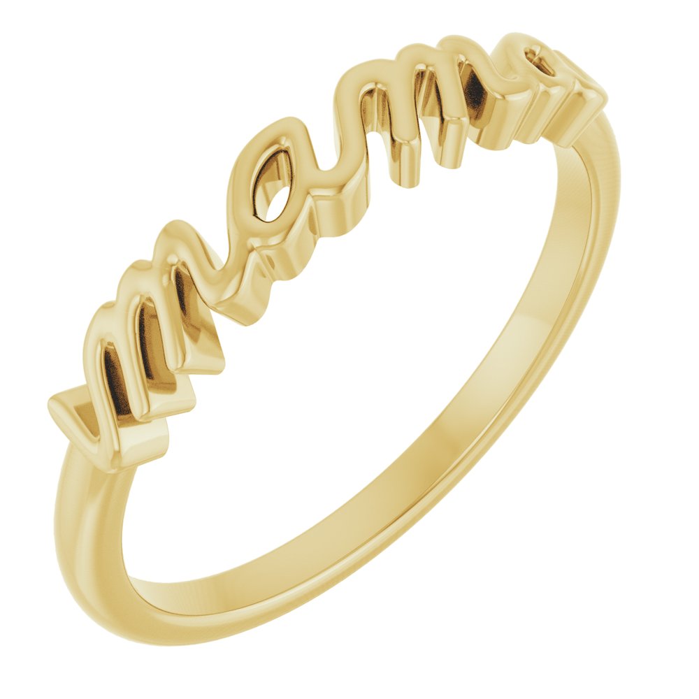 Jubilee 14K Yellow Gold Mama Ring