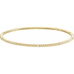 1/3 Ctw Natural Diamond Bangle Bracelet (Style BRC889)