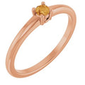Natural Citrine Ring (Style 72314)
