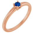Natural Blue Sapphire Ring (Style 72314)