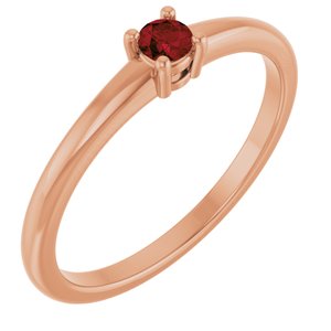 Natural Garnet Mozambique Ring (Style 72314)