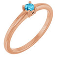 Natural Aquamarine Ring (Style 72314)