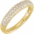 14K Yellow Gold 1/2 CTW Lab-Grown Diamond Ring
