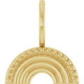 Jubilee 14K Yellow Gold Rainbow Charmpendant