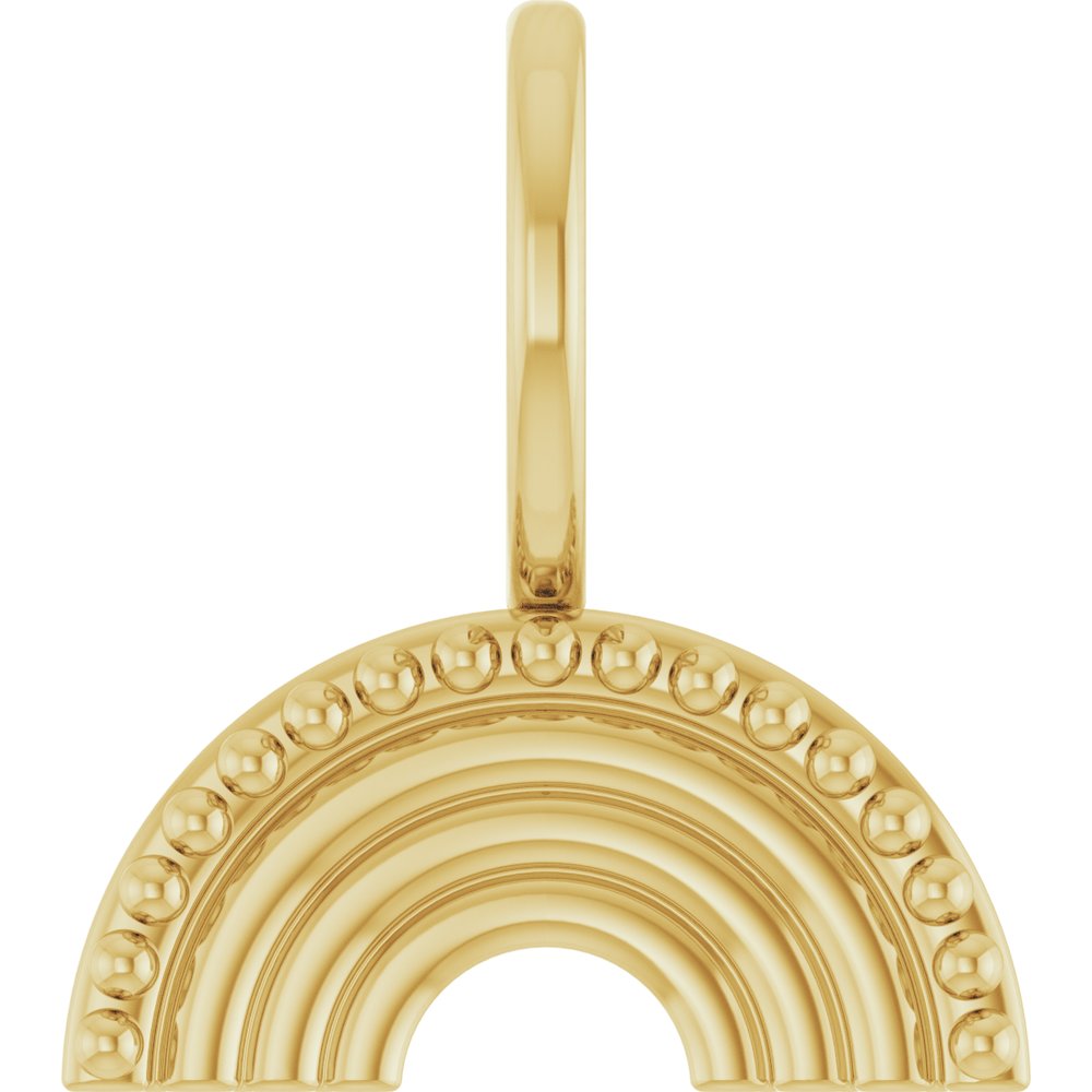 Jubilee 14K Yellow Gold Rainbow Charmpendant