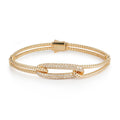 Dainty Ropes Diamond Bangle