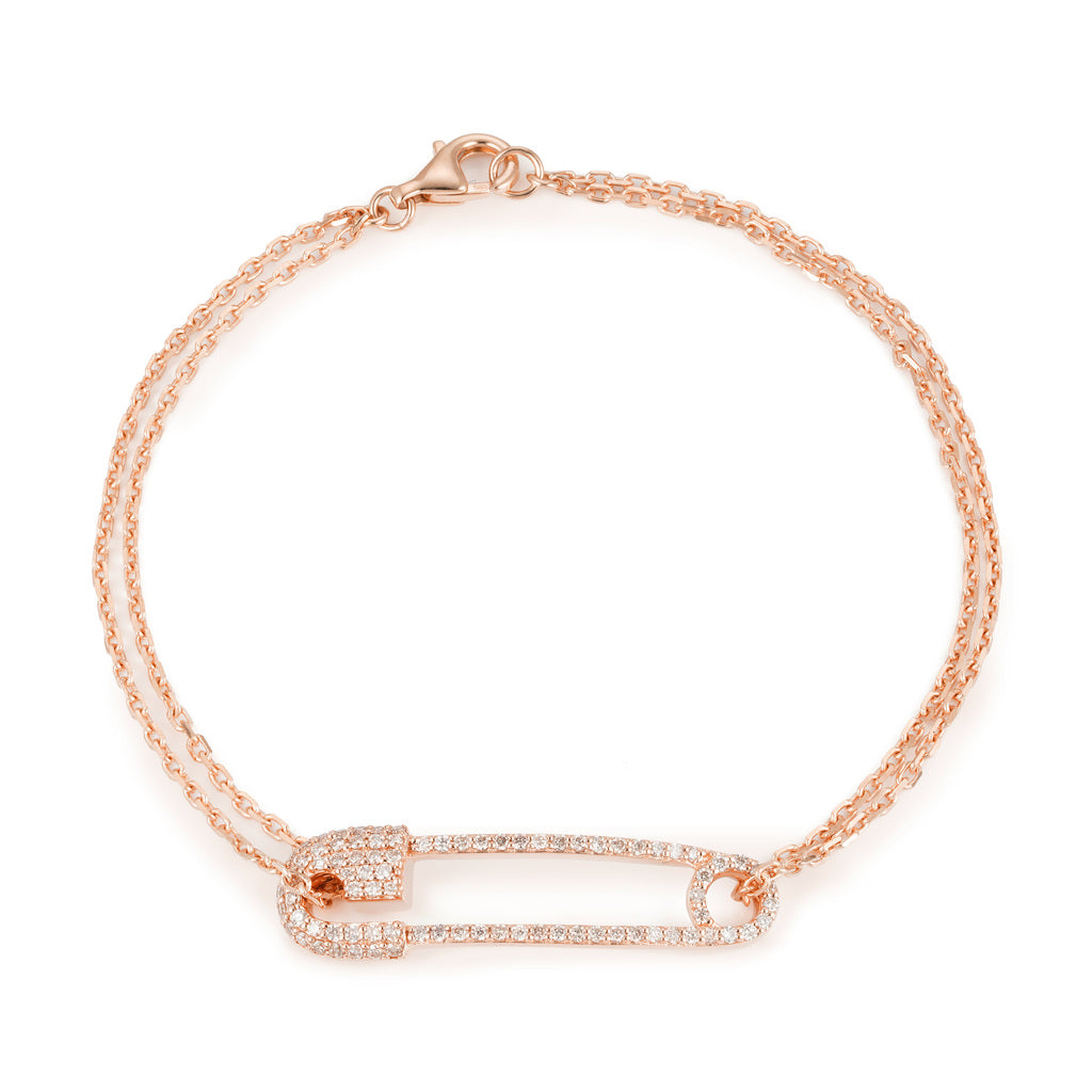 Diamond Pin Bracelet