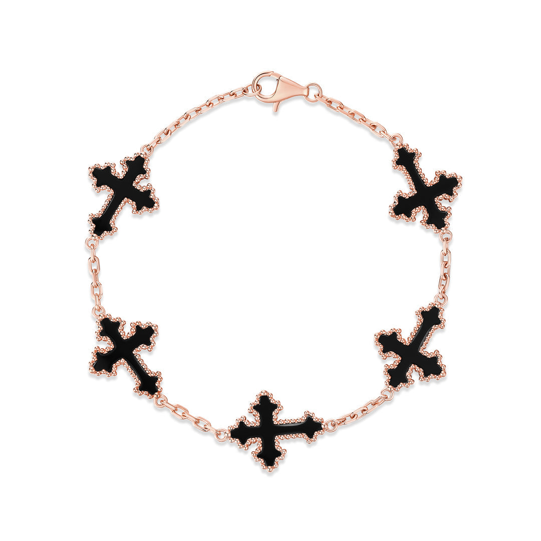 Nightfall Cross Bracelet