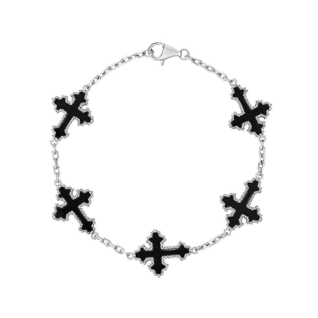 Nightfall Cross Bracelet