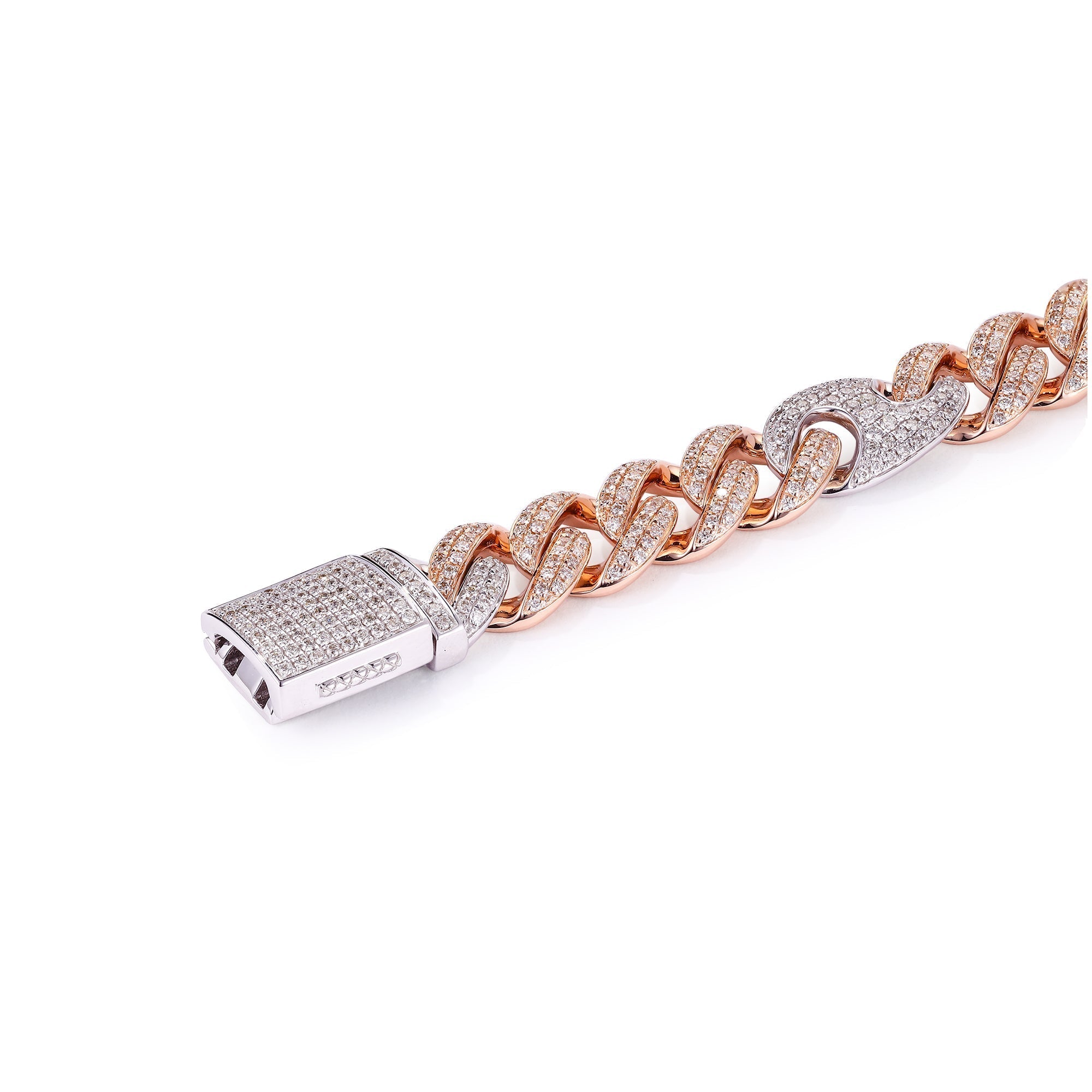 Two Tone Gucci-Cuban Bracelet