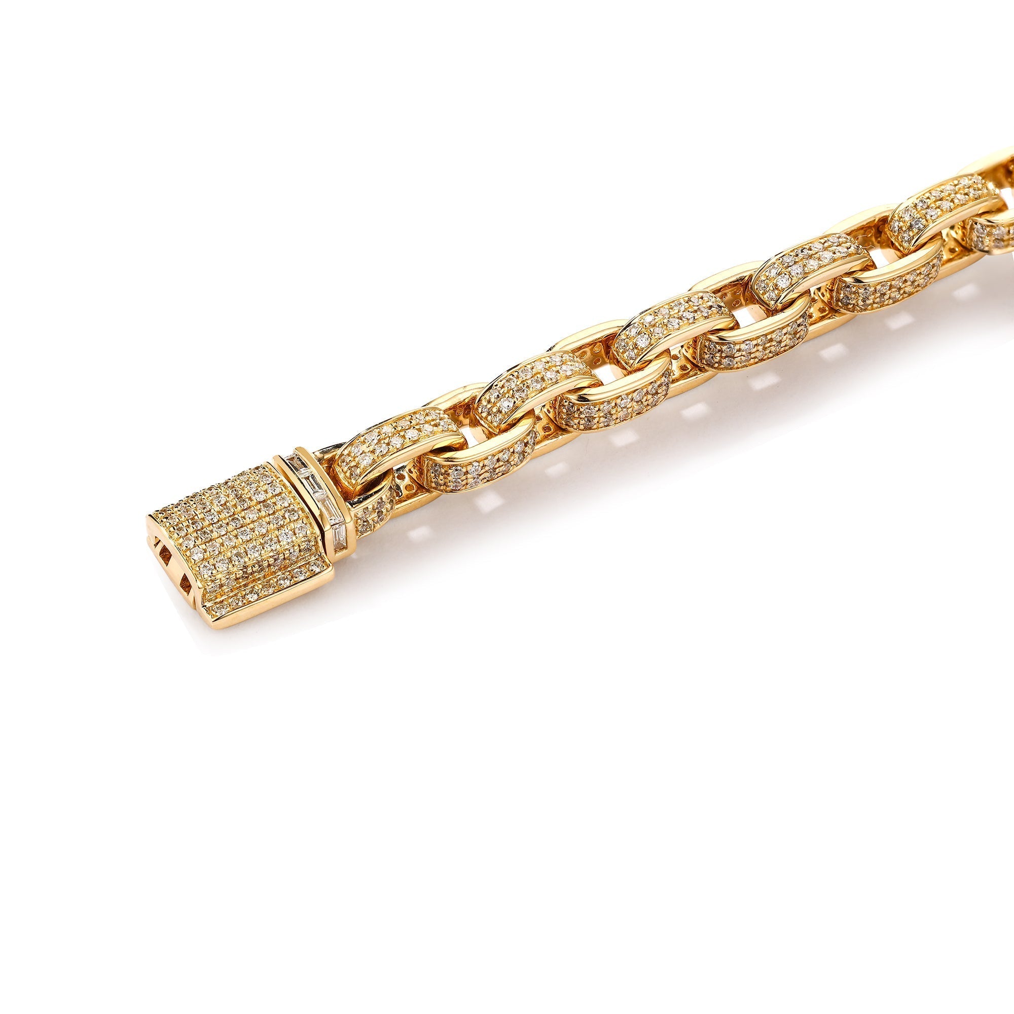 Iced Out Box Link Bracelet