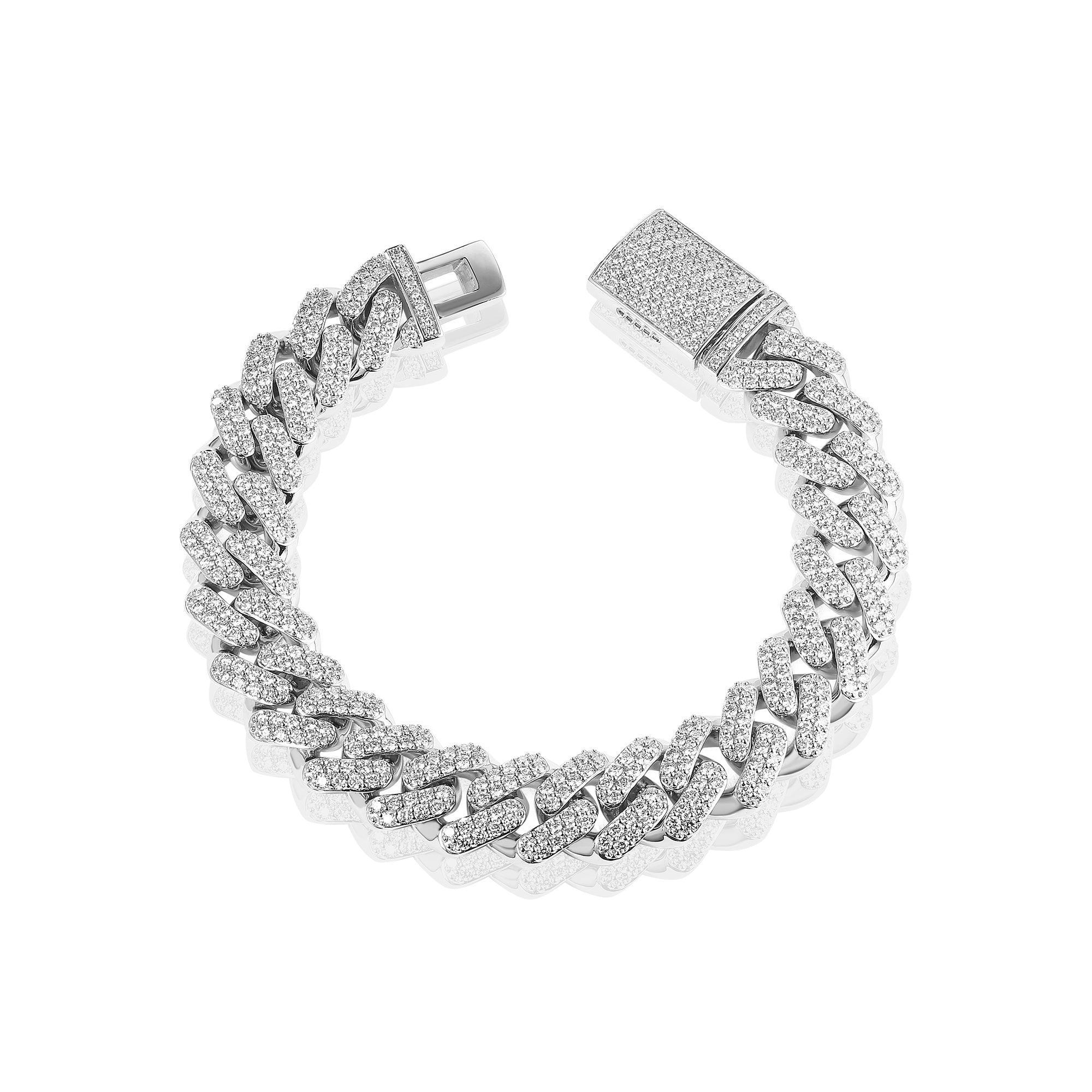 13mm Iced Out Cuban Bracelet