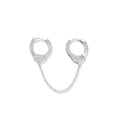Diamond Handcuff  Climber Earrings