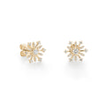 Icy Snowflakes Diamond Earrings