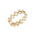 Zig Zag Baguette Diamond Ring