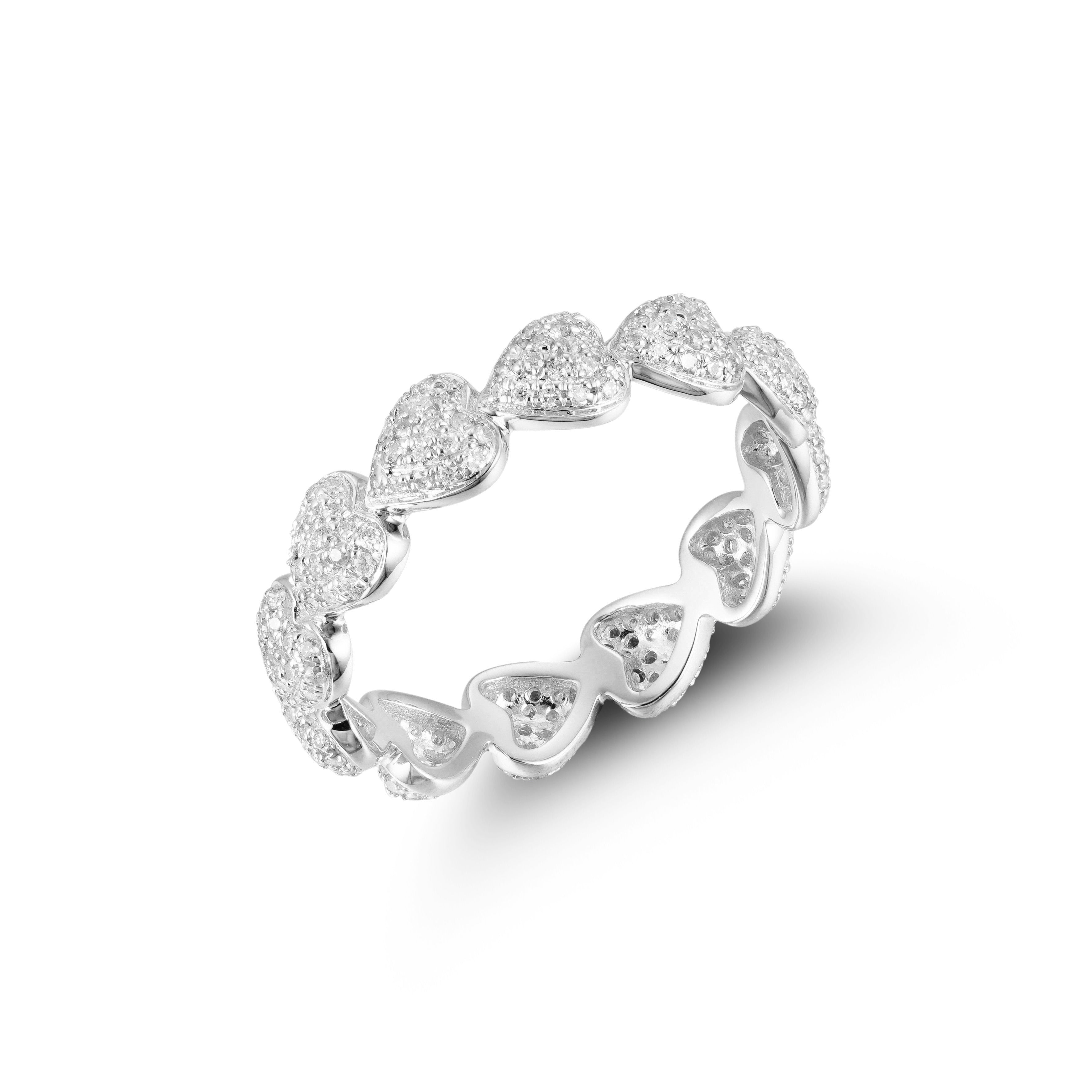 Heartfelt Love Diamond Eternity Ring
