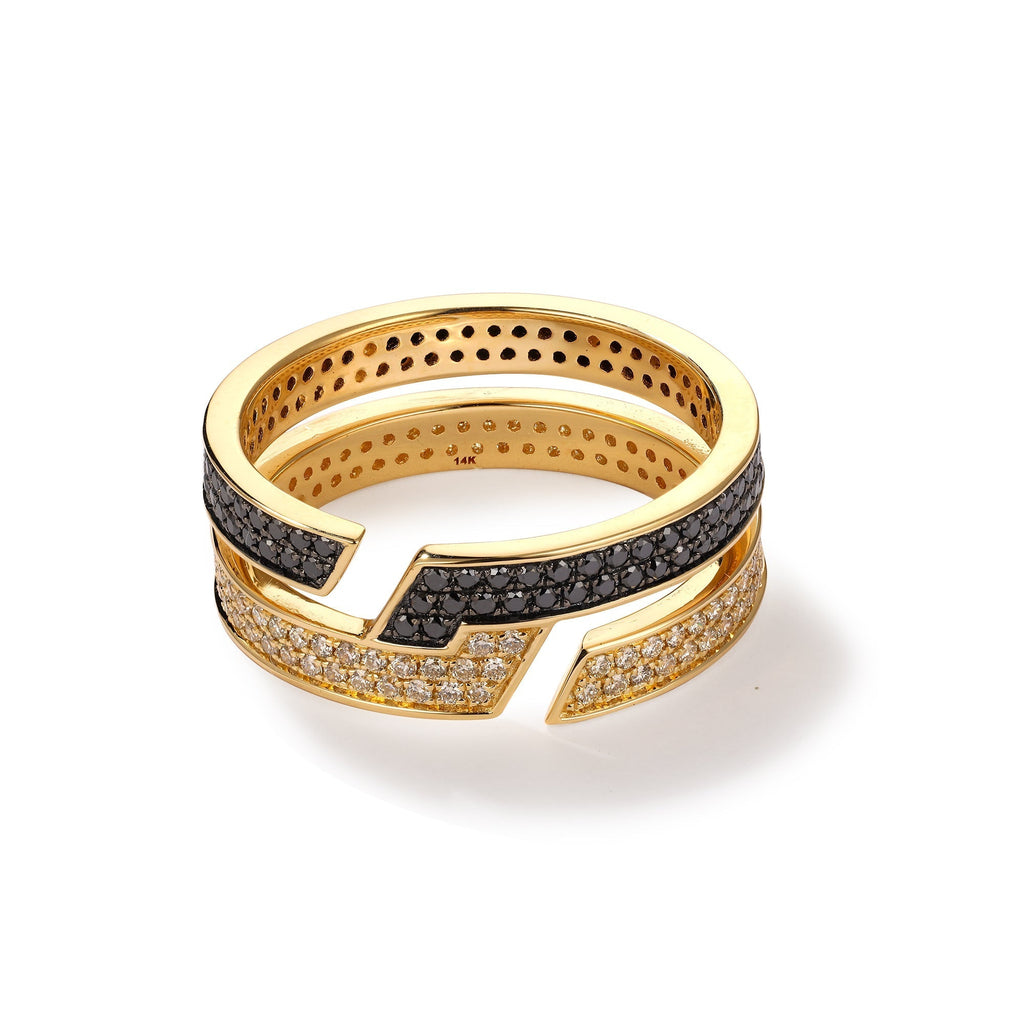 Eclipse Edge Diamond Ring