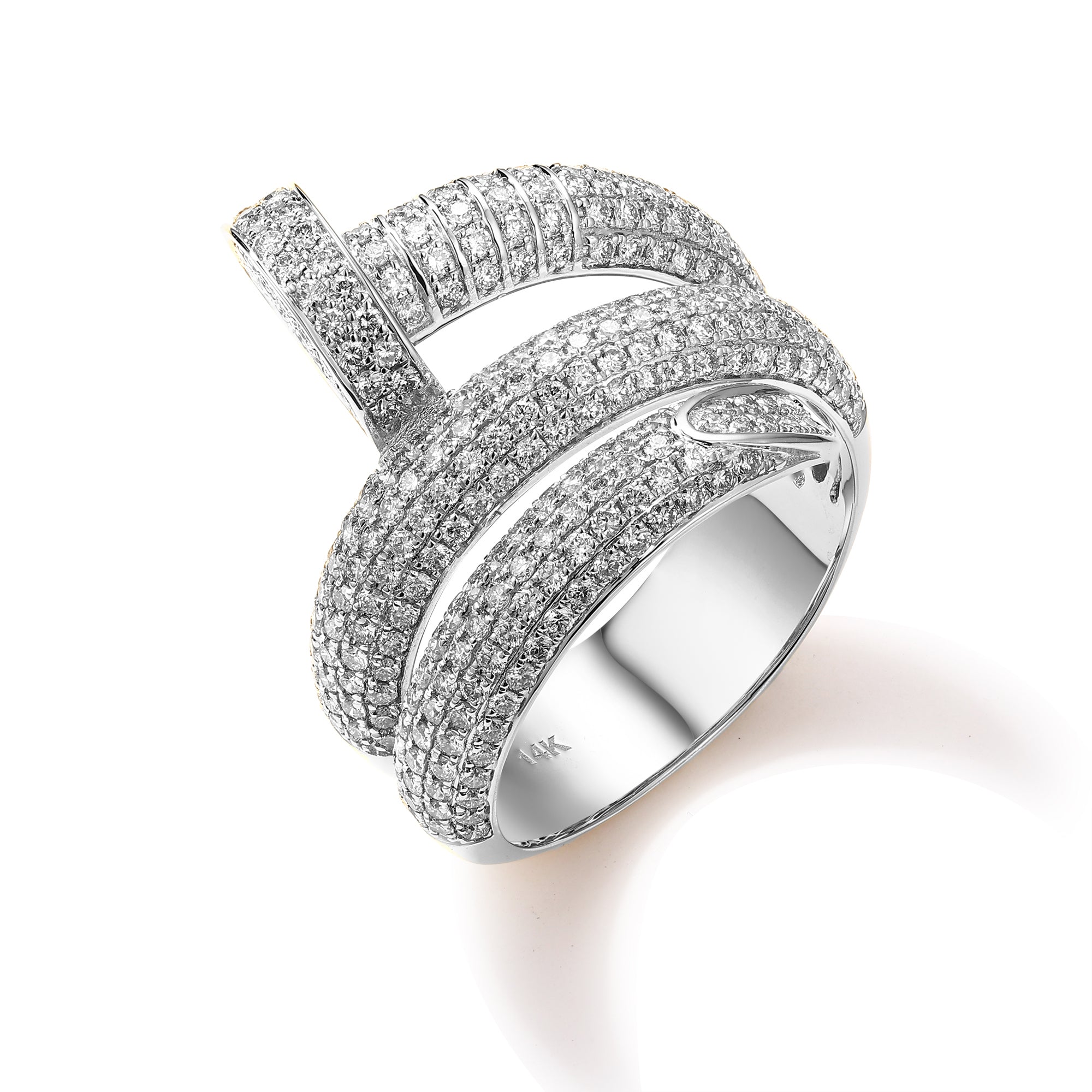 Nail King Diamond Ring