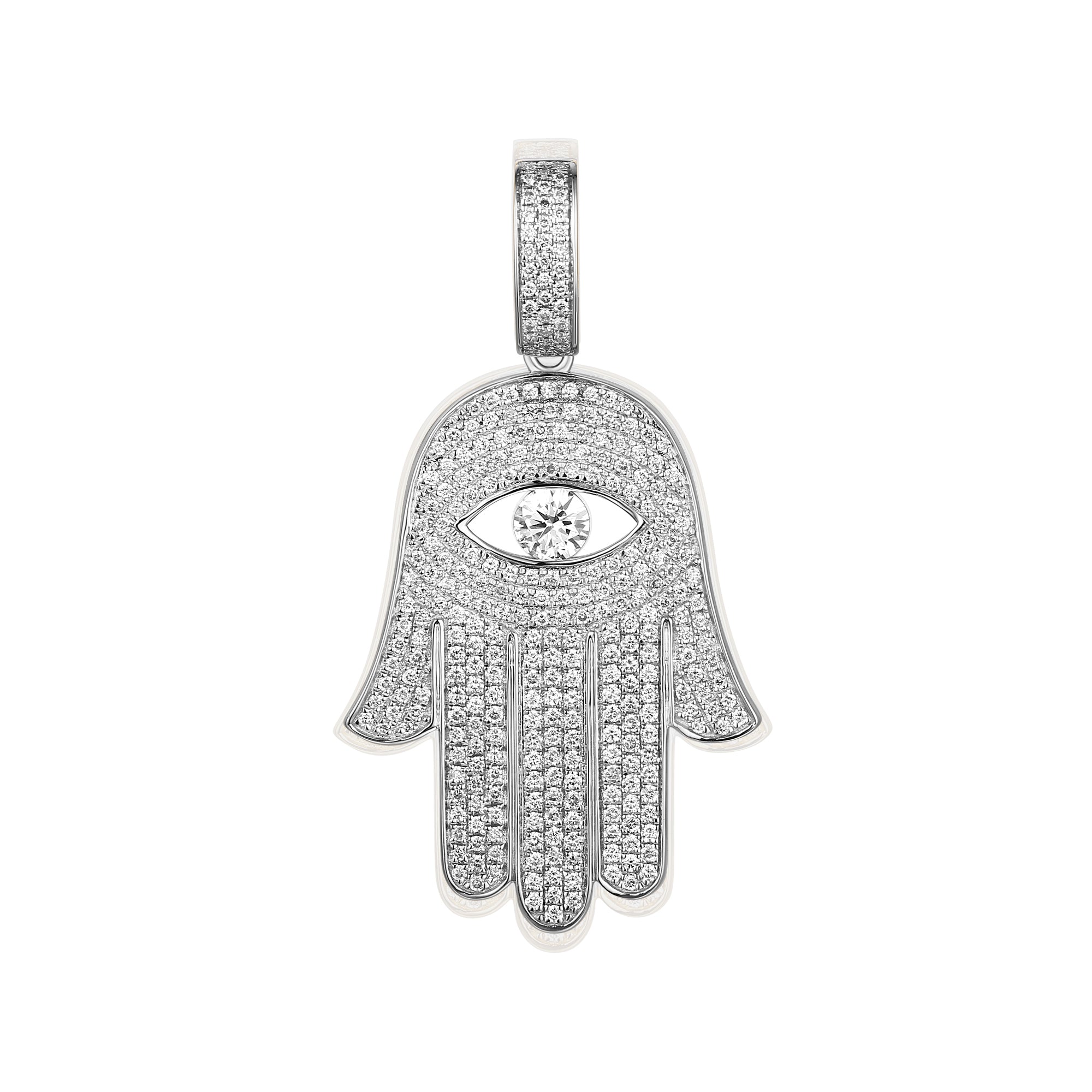 Enlightened Humsa Diamond Pendant