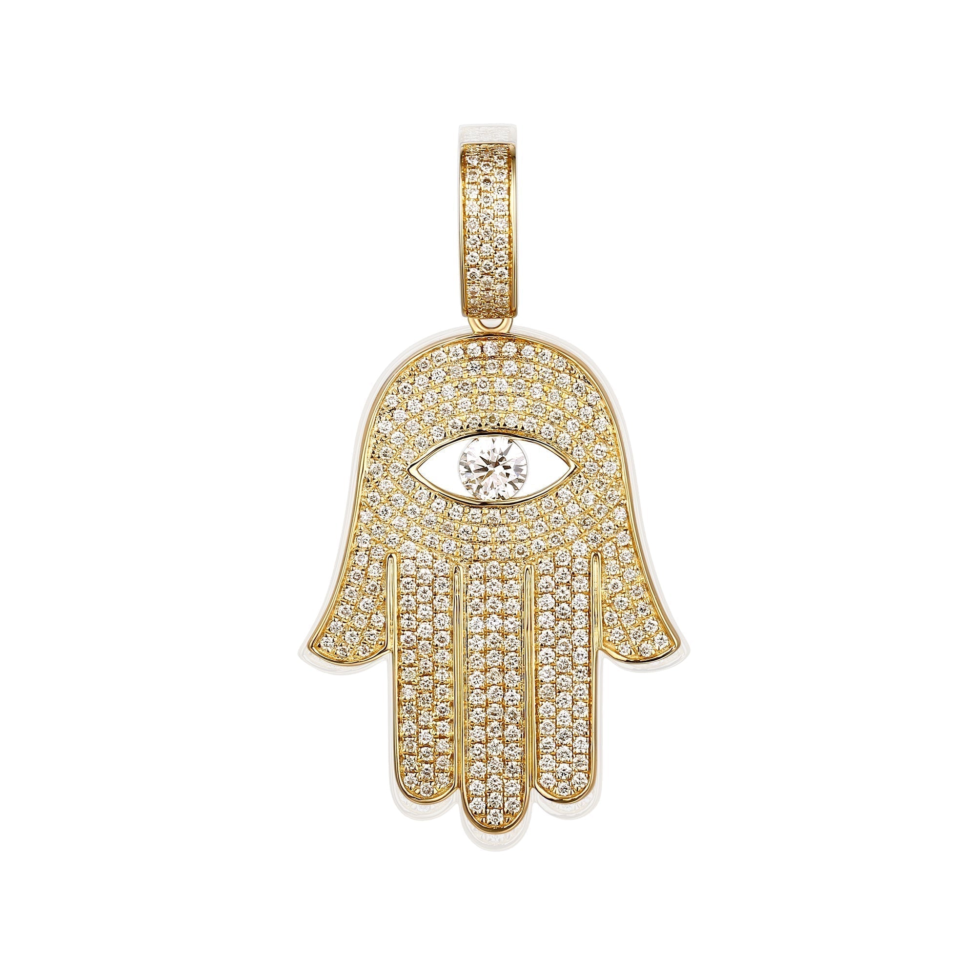 Enlightened Humsa Diamond Pendant