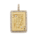 Queen of Hearts Card Pendant