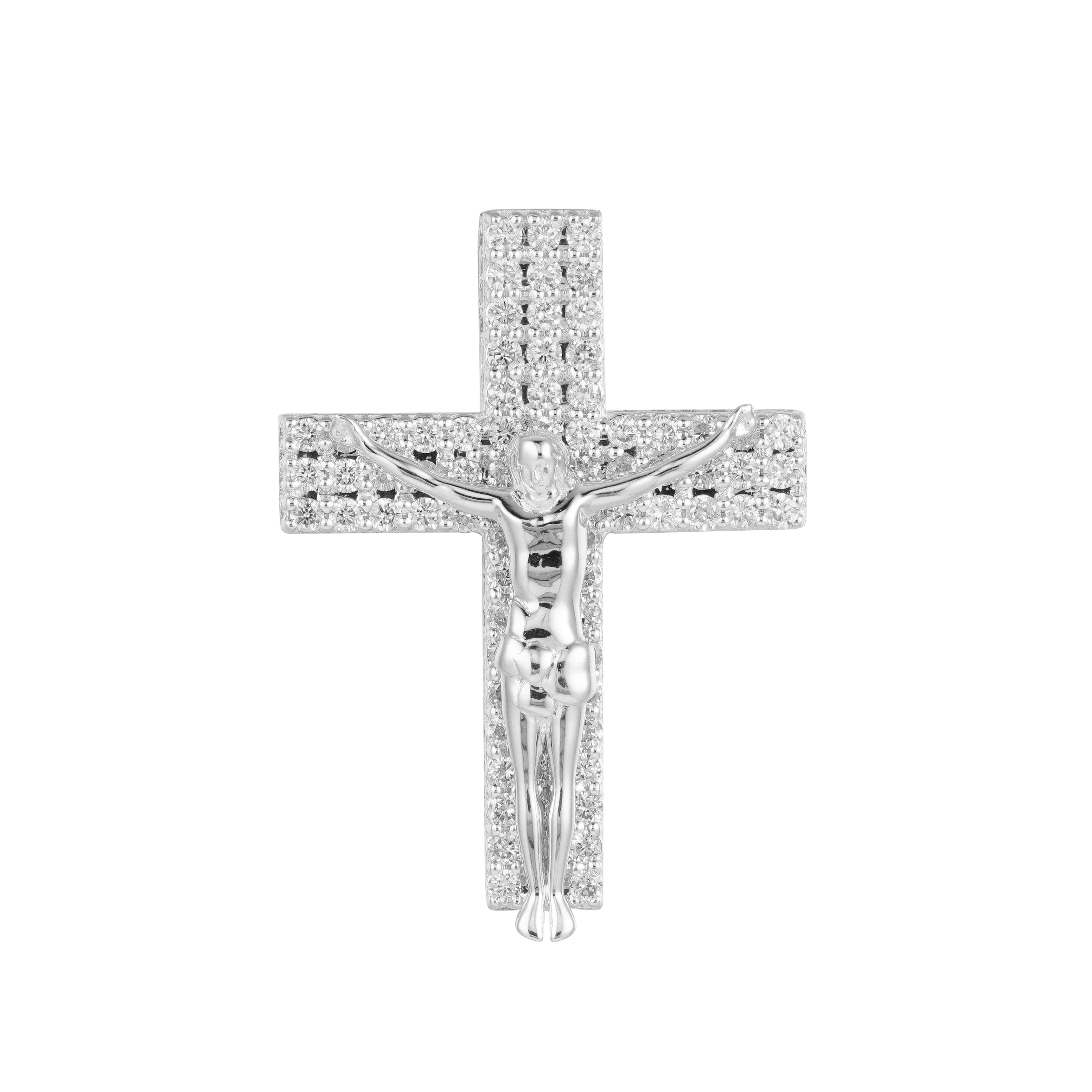 Diamond Crucifix Cross Pendant