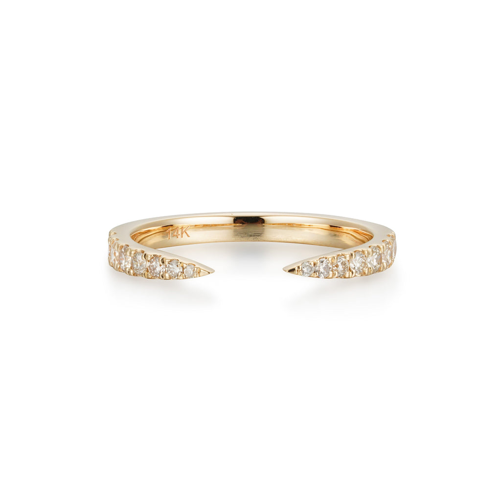 Unclosed Glam Diamond Ring