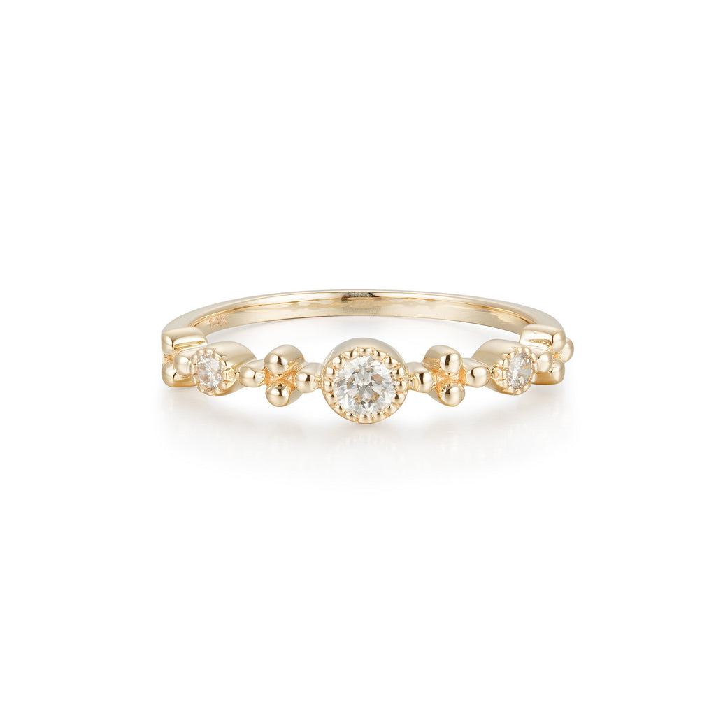 Fleur d'Or Diamond Ring