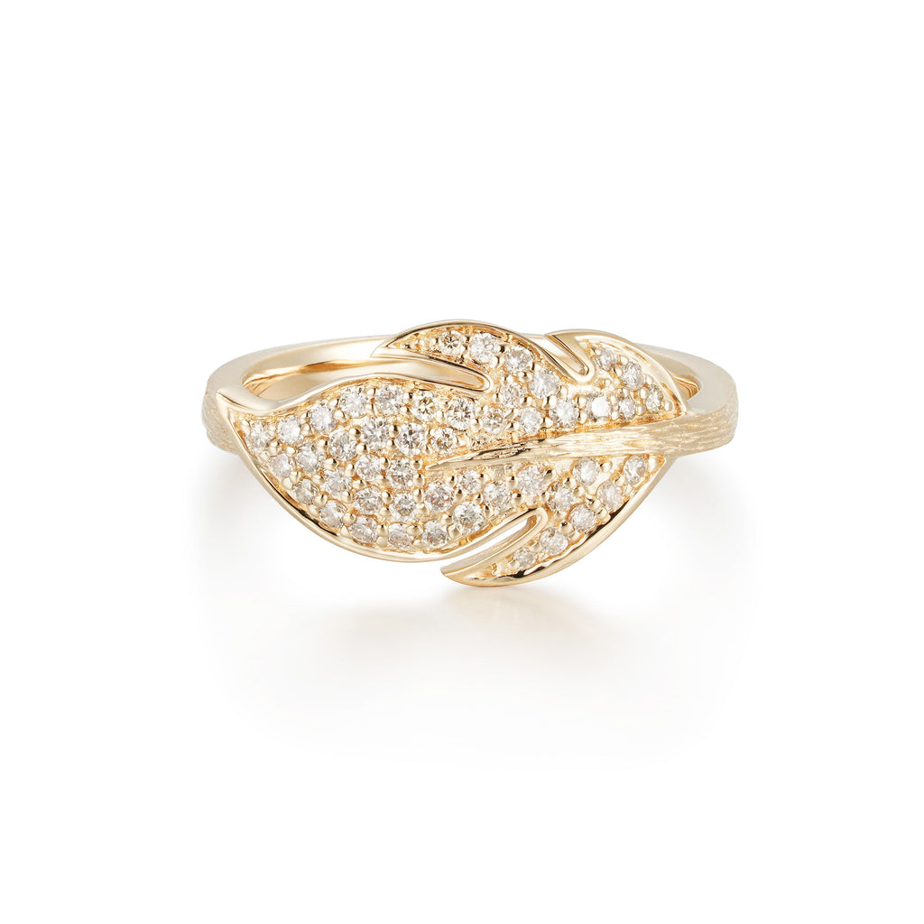 Feuille de Diamants Diamond Ring