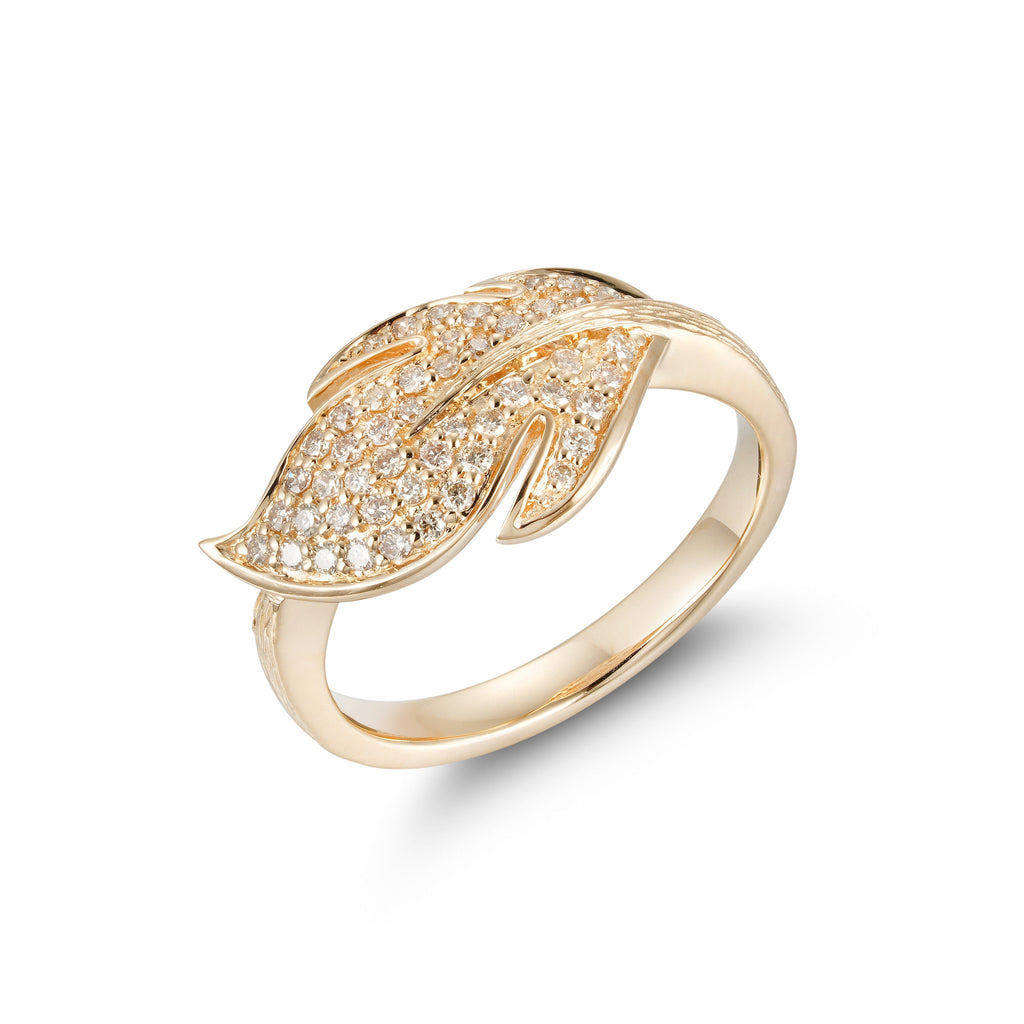 Feuille de Diamants Diamond Ring