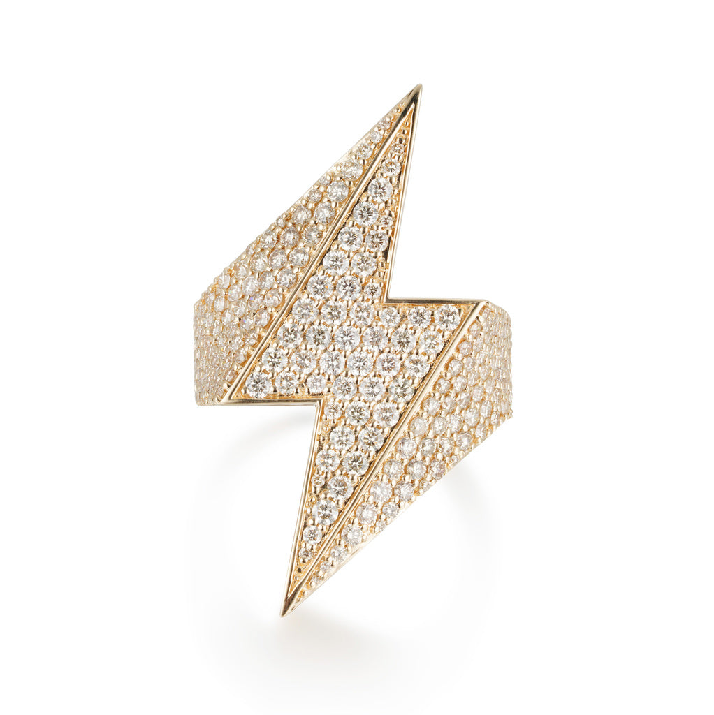 Thunderbolt Diamond Ring