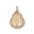 Golden Buddha Diamond Pendant