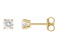 14K Yellow 1/2 CTW Lab-Grown Diamond Earrings Item # 652480:LG603:P