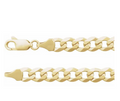14K Yellow 7 mm Curb 18" Chain Item # CH1234:101:P