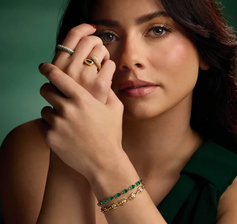 14K Yellow 1 CTW Lab-Grown Diamond Mariner Link 7 1/2" Bracelet Item # BRC1016:LG700:P