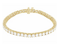 14K Yellow 8 CTW Lab-Grown Diamond Line 7" Bracelet Item # BRC951:LG621:P